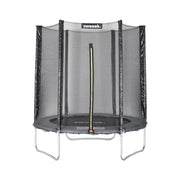 Trampolino 180cm con rete di protezione, grigio