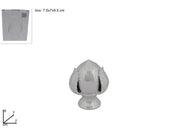 Pomo Decorativo Casa in Ceramica Silver 9 x 7 cm