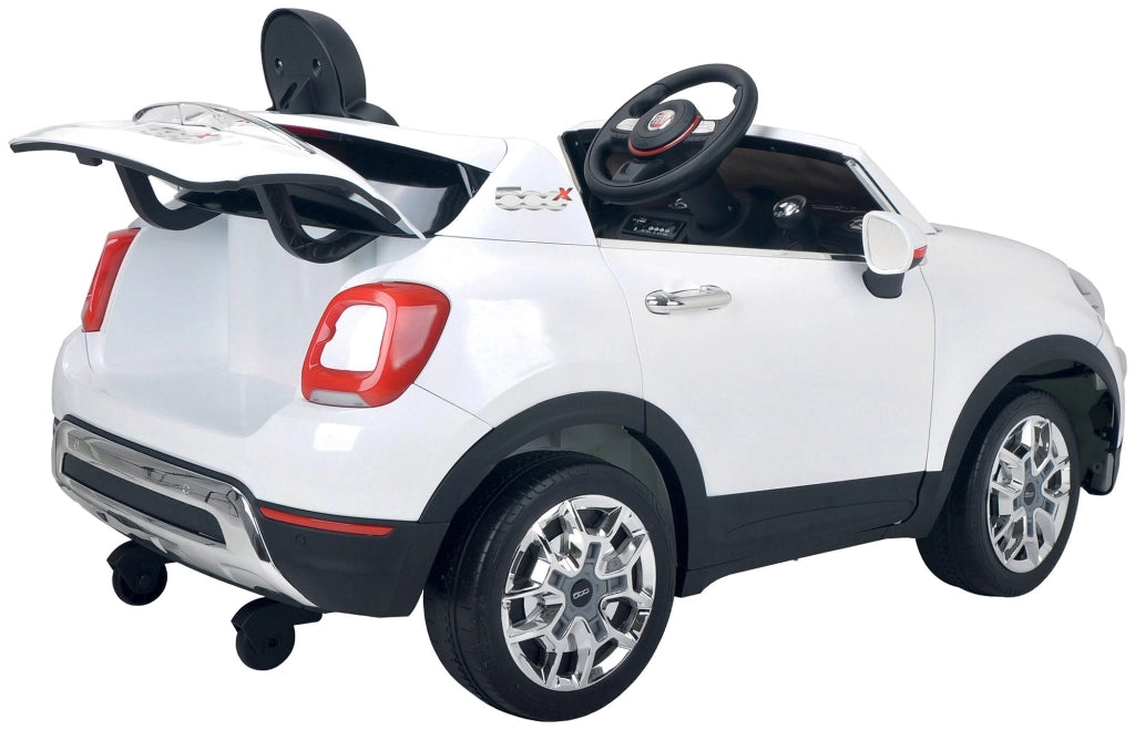 Macchina Elettrica per Bambini 12V con Licenza Fiat 500X Rossa