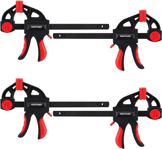 Set di 4 pezzi 150 mm viti a clip per modellismo clip rapide per lavorazione del legno viti a clip F di alta qualità