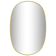 Specchio da Parete | Specchio decorativo Dorato 50x35 cm