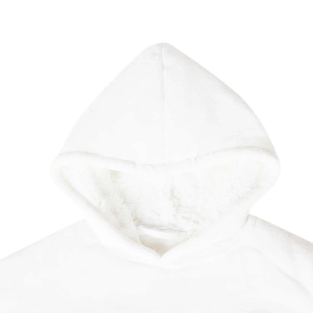 Felpa coperta Bianco L Pile e Flanella CFW9939146