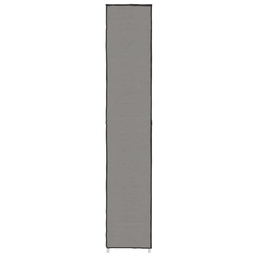 Scarpiera mobile contenitore per scarpe mobile ingresso/corridoio/soggiorno 60 x 30 x 166 cm tessuto grigio 02_0021776
