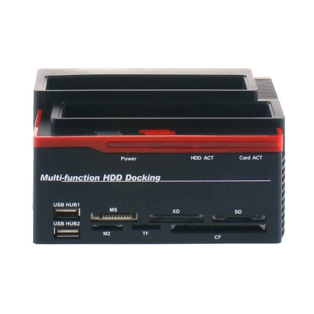 Trade Shop - Docking Station Triplo Triple 3 Hard Disk 3,5 2,5 Doppio Sata 1 Ide Hd Box -