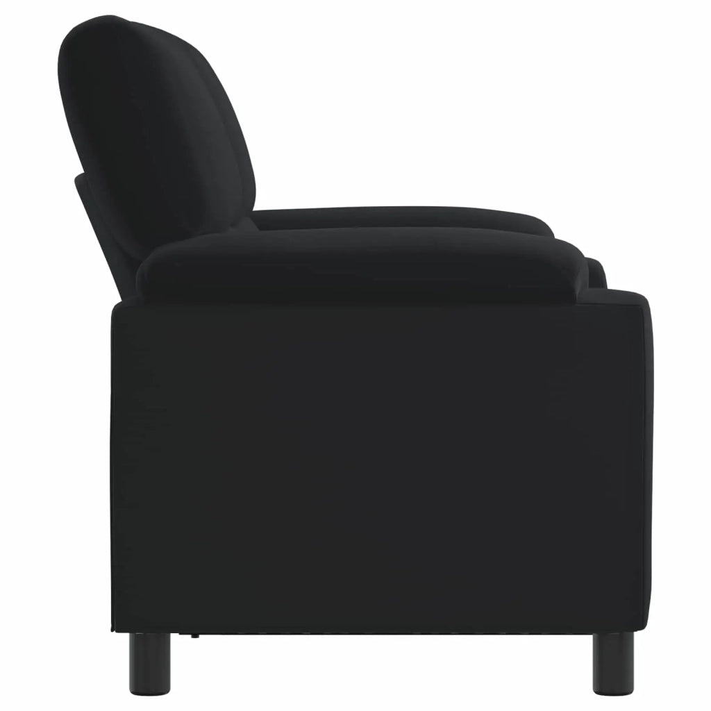 Divano Nero 154 x 85 x 93 cm Velluto 42040827