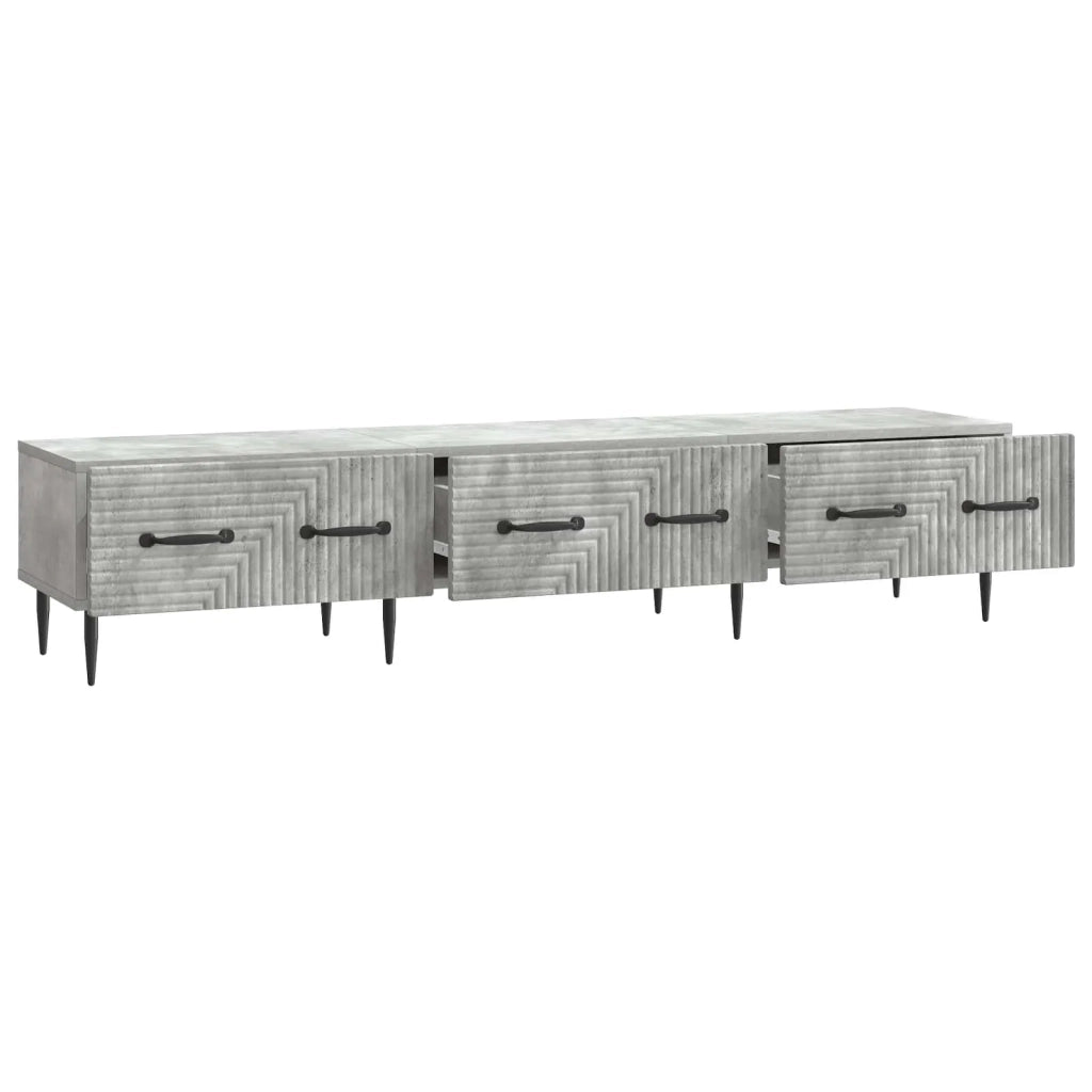 Mobile TV con cassetto Grigio Cemento 147 x 34,5 x 30 cm
