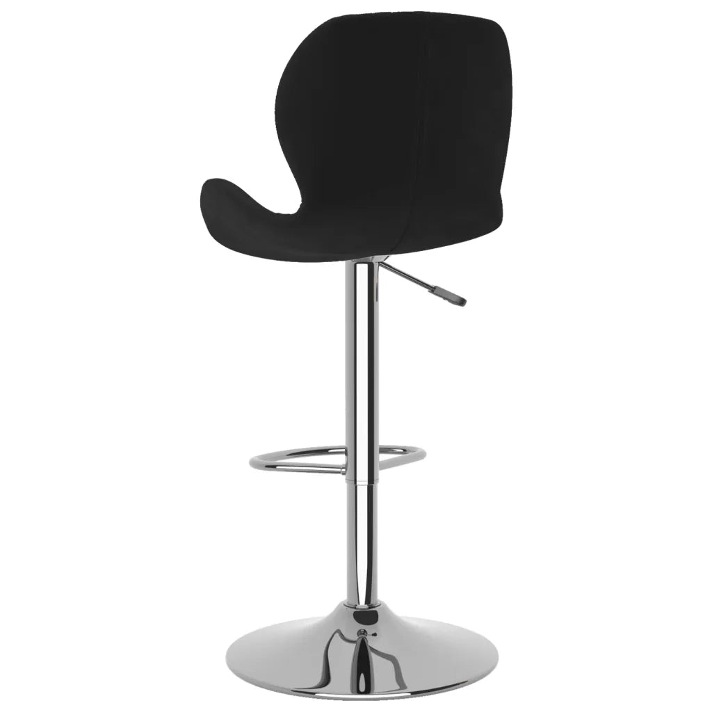 Sgabelli da Bar 2 pz Neri in Velluto cod mxl 57322