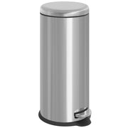 Cestino Pedale ¨C zephmum ¨C Acciaio Inox 30L 29.2x62.9 cm Argento