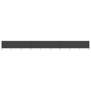 Paravento a 9 Pannelli in Tessuto 1200x160 cm Antracite cod mxl 56073