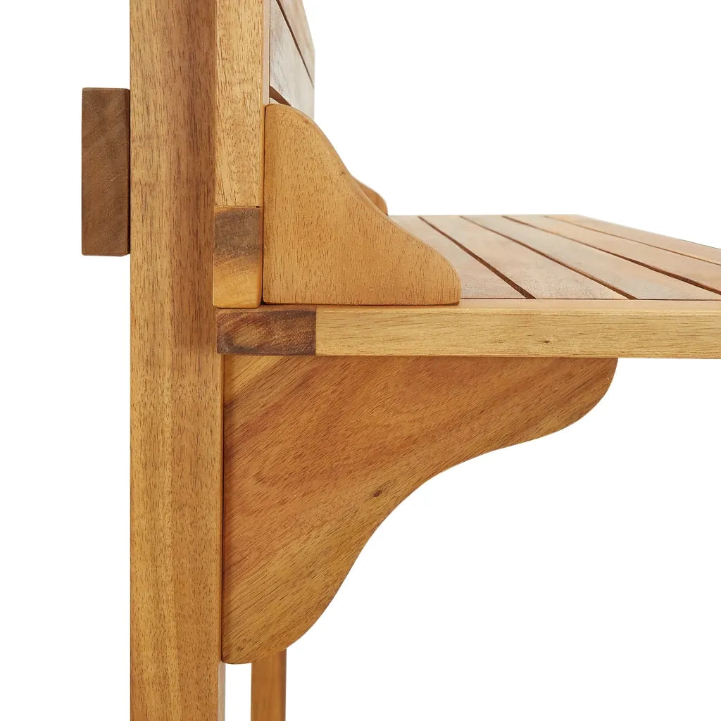 Tavolo da Bar da Balcone 90x37x122,5 cm in Massello di Acacia 310253