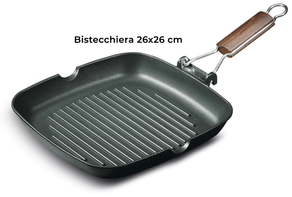 Batteria di Pentole 4 Pezzi in Alluminio Pressofuso Antiaderente Olympia Supreme
