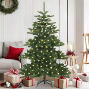 Albero di Natale Artificiale con Rami Pieghevoli Verde 150 cm 3397649