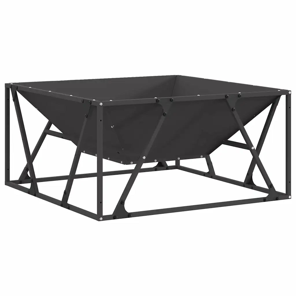 Focolare Nero 80 x 80 x 40 cm Acciaio CFW1718257
