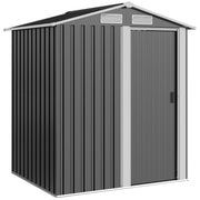 Casetta da Giardino per Attrezzi in Acciaio ¨C zephmum ¨C 152x132x188 cm
