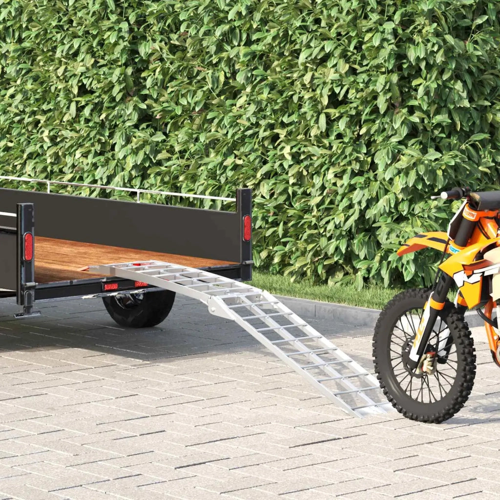 Rampa per Moto Argento 180 x 28 x 5 cm Alluminio CFW2451042