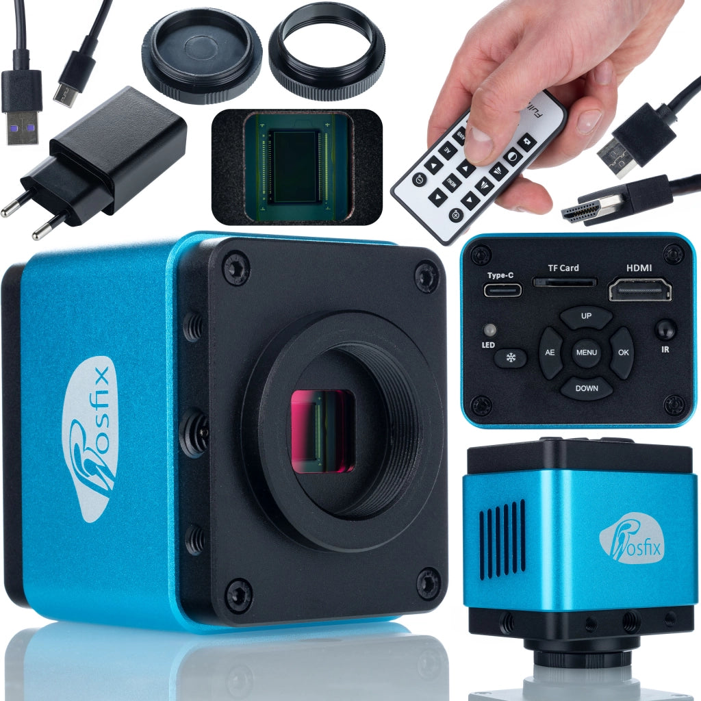 Camera Microscopica Aquarius PRO KMAP-HDMI-USBC – Alta Risoluzione 8,29MP | Uscita HDMI 4K, USB