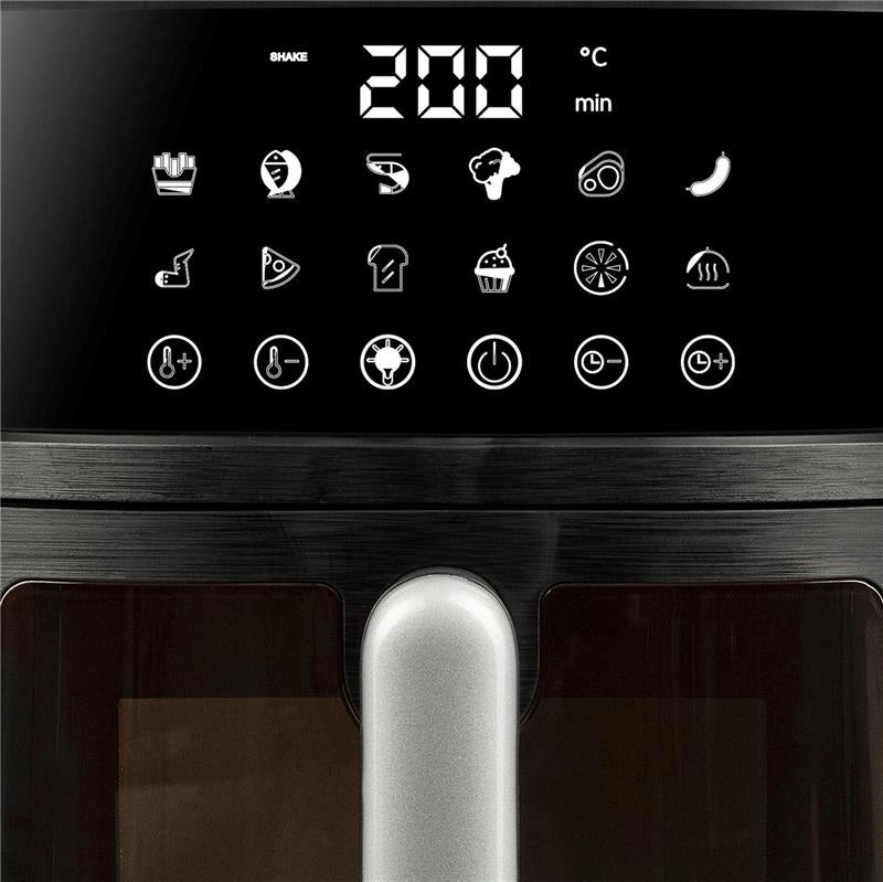 GIRMI FRIGGITRICE AD ARIA FG78 DISPLAY DIGITALE PIEDINI ANTISCIVOLO POTENZA 1500 W CAPIENZA 6 LT 28X37X29H CM