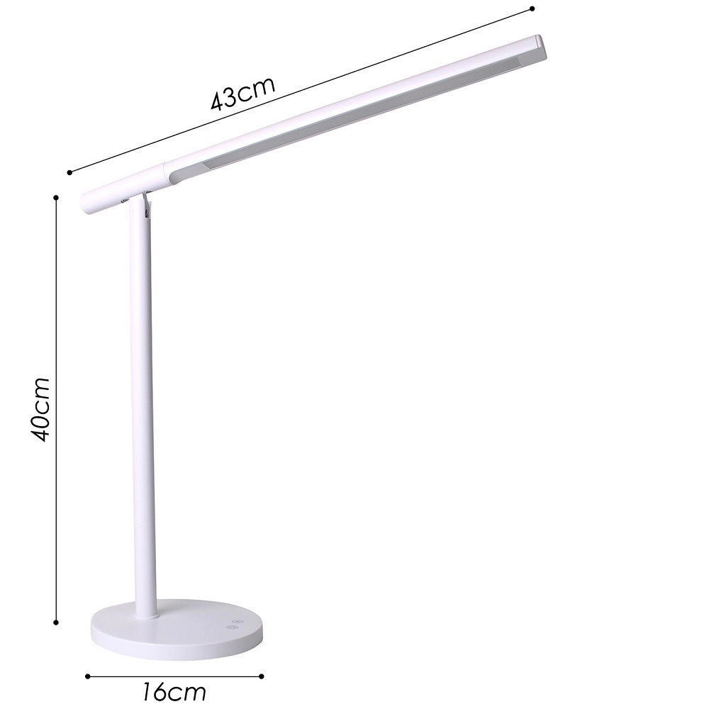 Trade Shop - Lampada Led Ricaricabile Tavolo Scrivania Illuminazione Multidirezionale Dt-2684 -
