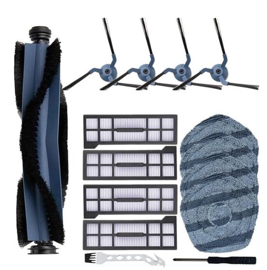 Accessori per aspirapolvere EUFY X10 PRO: filtro, set di spazzole laterali e spazzola capo sostitutivo - 15 pezzi