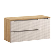 Set mobili bagno 120 cm con piano Luxor Beige 120 x 1401 x 46 cm