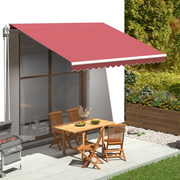 Tessuto di Ricambio per Tenda da Sole Rosso Borgogna 4x3,5 mcod mxl 95407