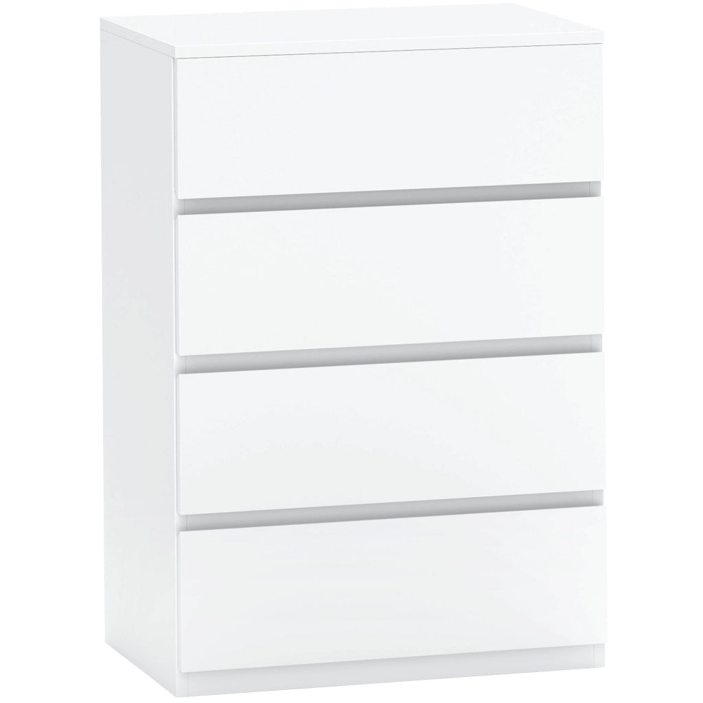 Cassettiera 4 Cassetti ¨C Zephmum ¨C Bianco 55x33x80