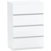 Cassettiera 4 Cassetti ¨C Zephmum ¨C Bianco 55x33x80