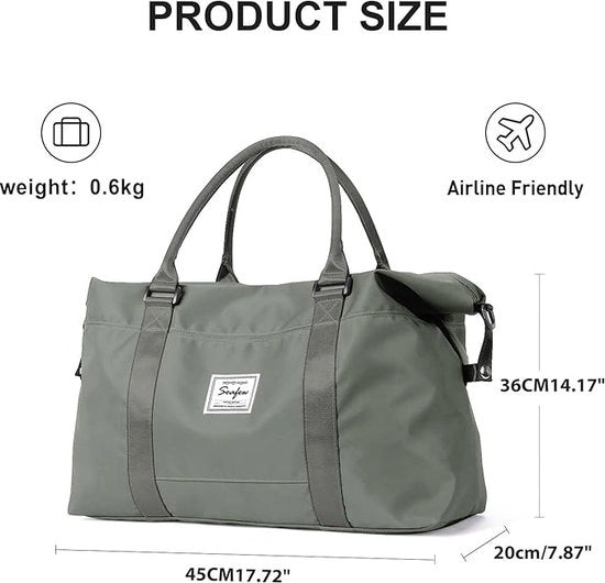 Borsa a mano Weekend Borsa da bagno Borsa impermeabile Borsa da viaggio Borsa fitness Borsa per allenamento per donne per viaggi, palestra