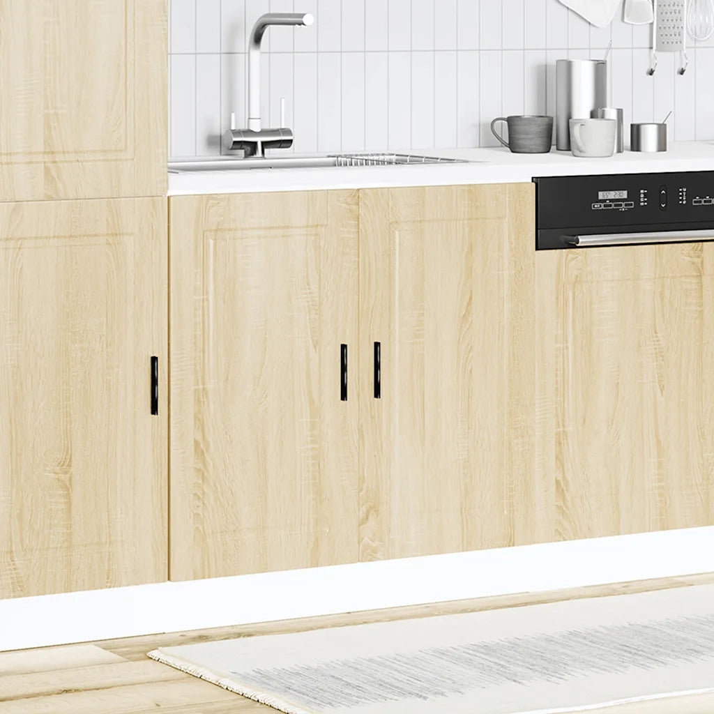 vidaXL Mobile base lavello Porto Rovere Sonoma 80x46x81,5cm Truciolato