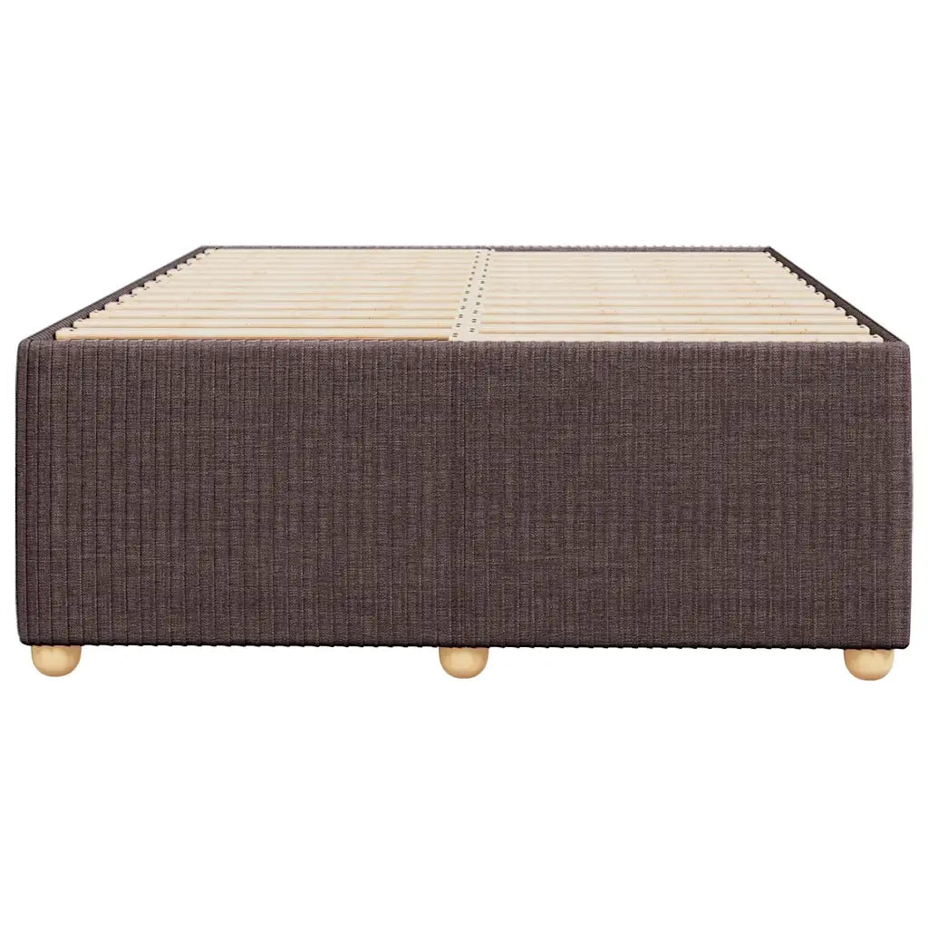 Giroletto senza Materasso Marrone Scuro 80x200 cm in Tessuto 3284924
