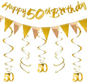 Decorazione per festa - Set di pendenti spirali - Pendente a spirale - Pendente a forma di slinger - Decorazione per 18 anni - Elegante stile di decorazione