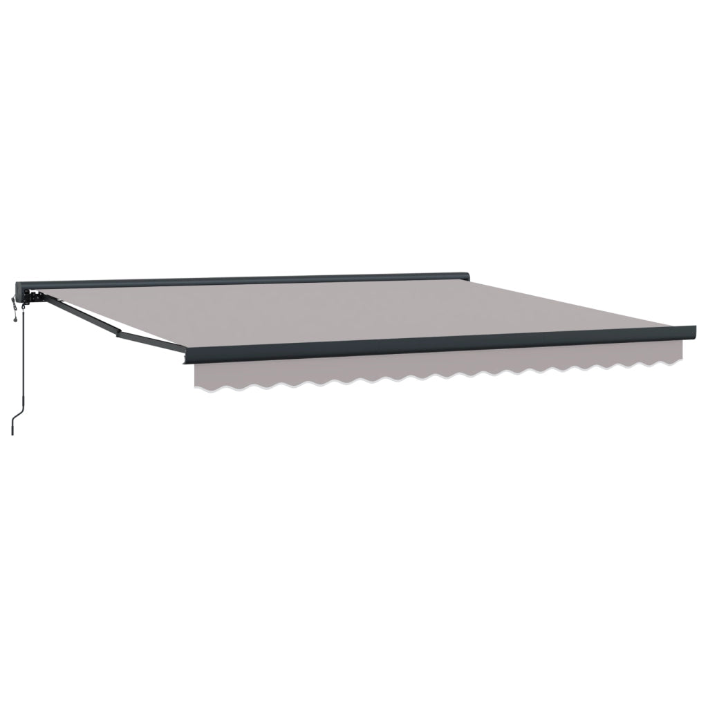 Tendone Retrattile Automatico Grigio Chiaro 400x300 cm