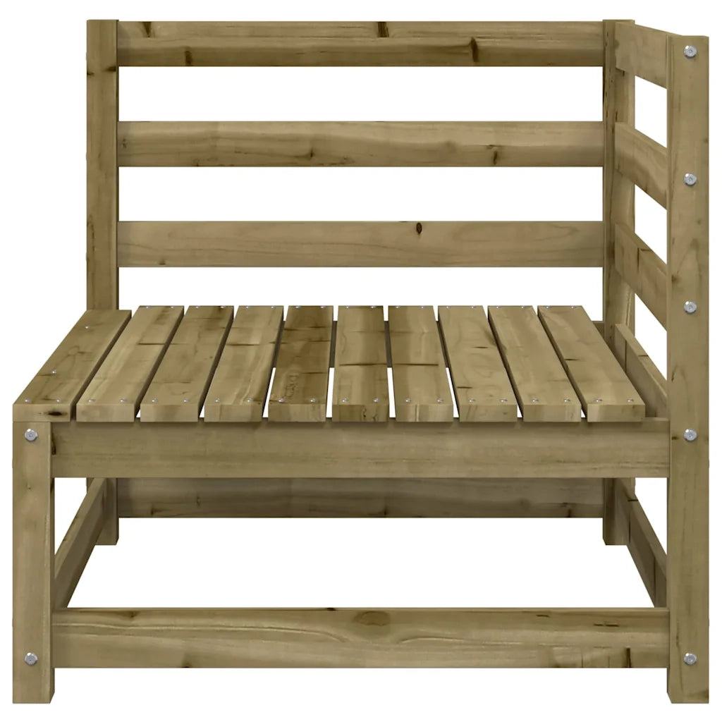 Divano da Giardino a 3 Sedute in Legno Impregnato di Pino 837955