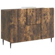 Credenza | Madia | Buffet da pranzo | Armadio da pranzo Rovere Fumo 89 x 34,5 x 62 cm Legno ingegnerizzato