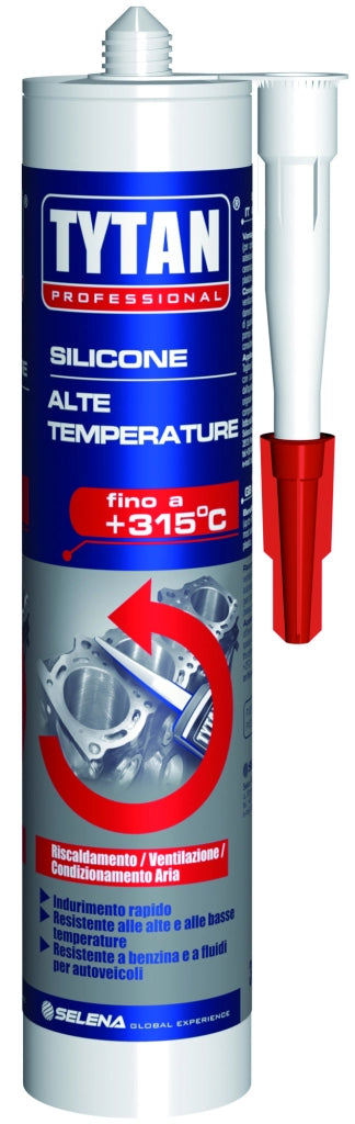 Tytan SILICONE ALTA TEMPERATURA  ml. 300 - Rosso
