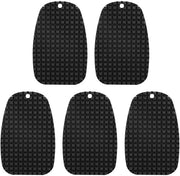 Piede di Stand-by per Moto - 5 Pezzi - Antiscivolo - ABS - Idoneità Universale - Altezza 1 cm, Larghezza 6 cm, Lunghezza 9 cm