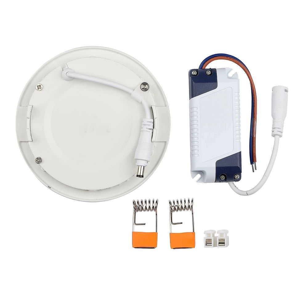 Downlight LED Pannello Premium 12W Rotondo 6400K 1050lm – V-TAC – VT-1207RD-N