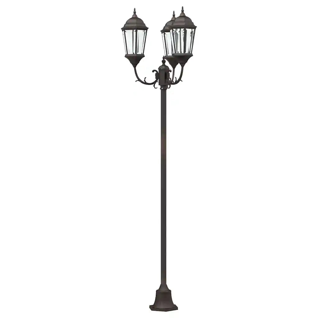 Luce da Giardino Bronzo 57 x 49 x 241 cm Alluminio e vetro CFW1821003