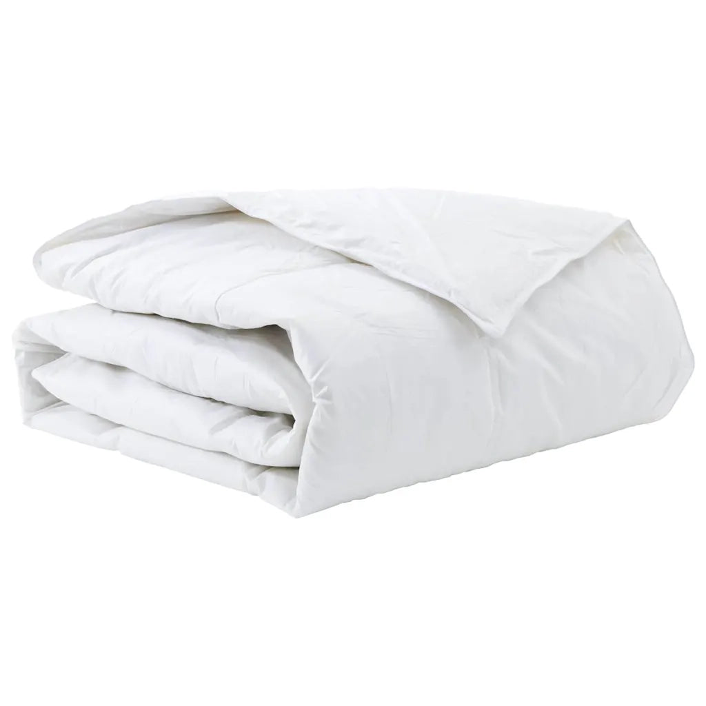 vidaXL Quilt e Piumini Bianco 155 x 220 cm Piume