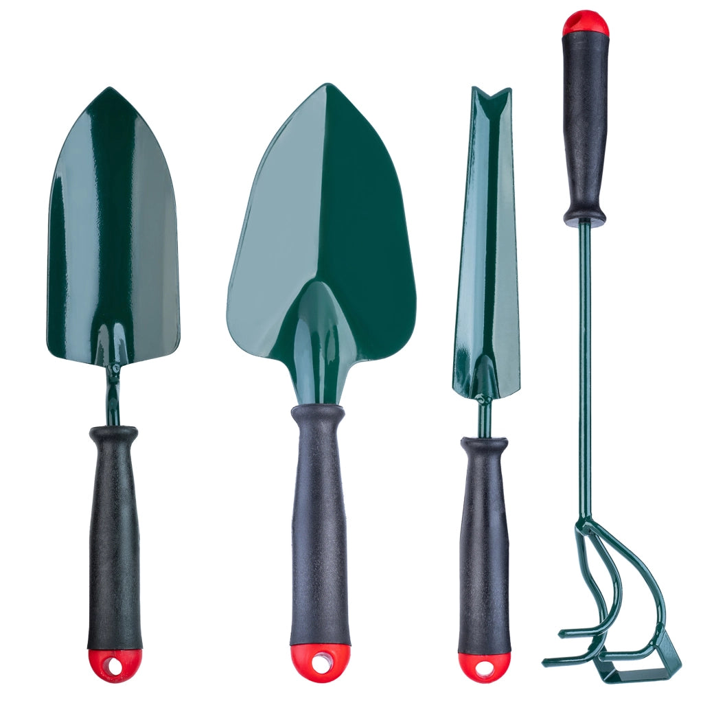 Set di attrezzi da giardino KADAX 4 in 1: pala, taglierino, smuovere il terreno