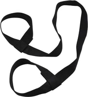 Mat di yoga con cinturino adattabile - 1 pezzo - Nero - Polyester