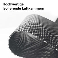 Copertura a bolle d'aria isotermica piscina rettangolare 4x6m nero 120µ