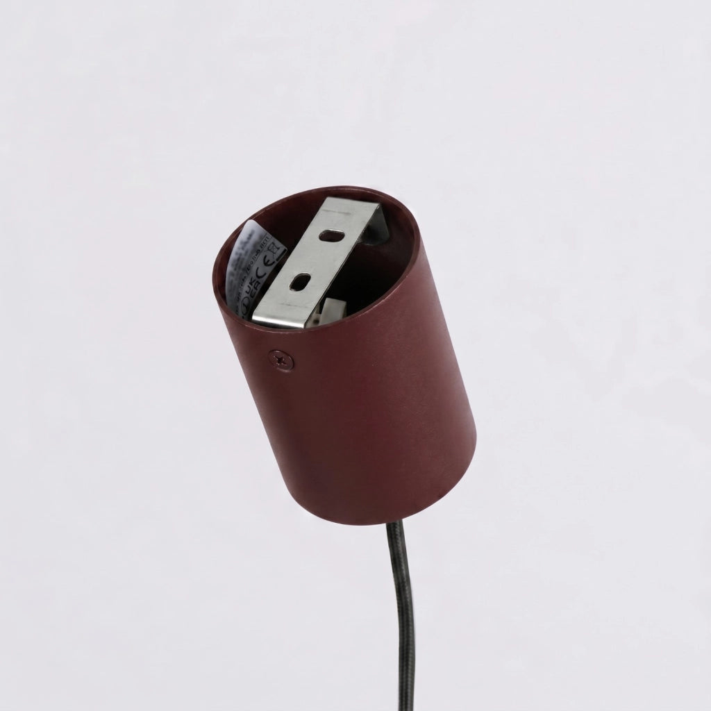 Lampadario KARBON 4 bordeaux
