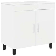 Mobiletto da Bagno | Armadio da bagno Bianco Lucido 60 x 35 x 60 cm