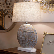 Fale, Lampada da Tavolo Necessaria 1 Lampadina, Beige