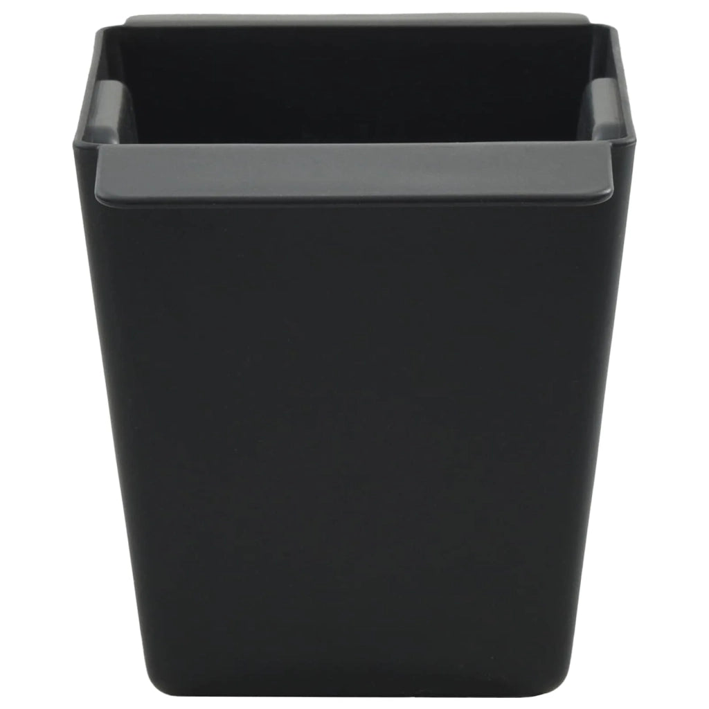Fioriere per Euro pallet 24 pcs Nero 13,5 x 9 x 9,5 cm