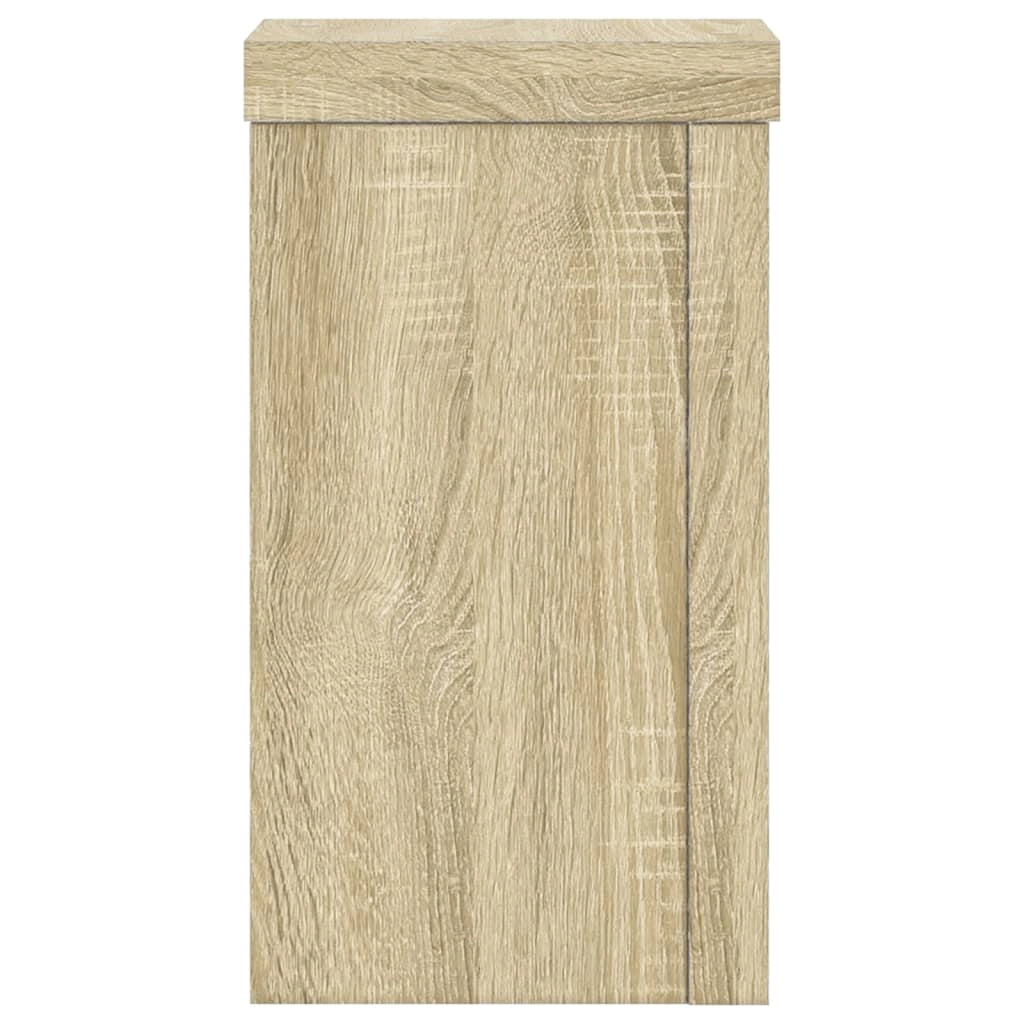Portavasi mobili per fiori set da 2 legno ingegnerizzato Sonoma marrone 02_0045353