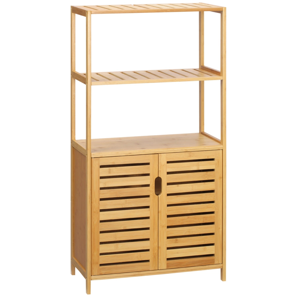Mobile bagno con ante a lamelle ¨C Xylo ¨C bamb¨´ naturale
