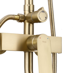 Set Doccia Da Incasso Rea Hass Gold