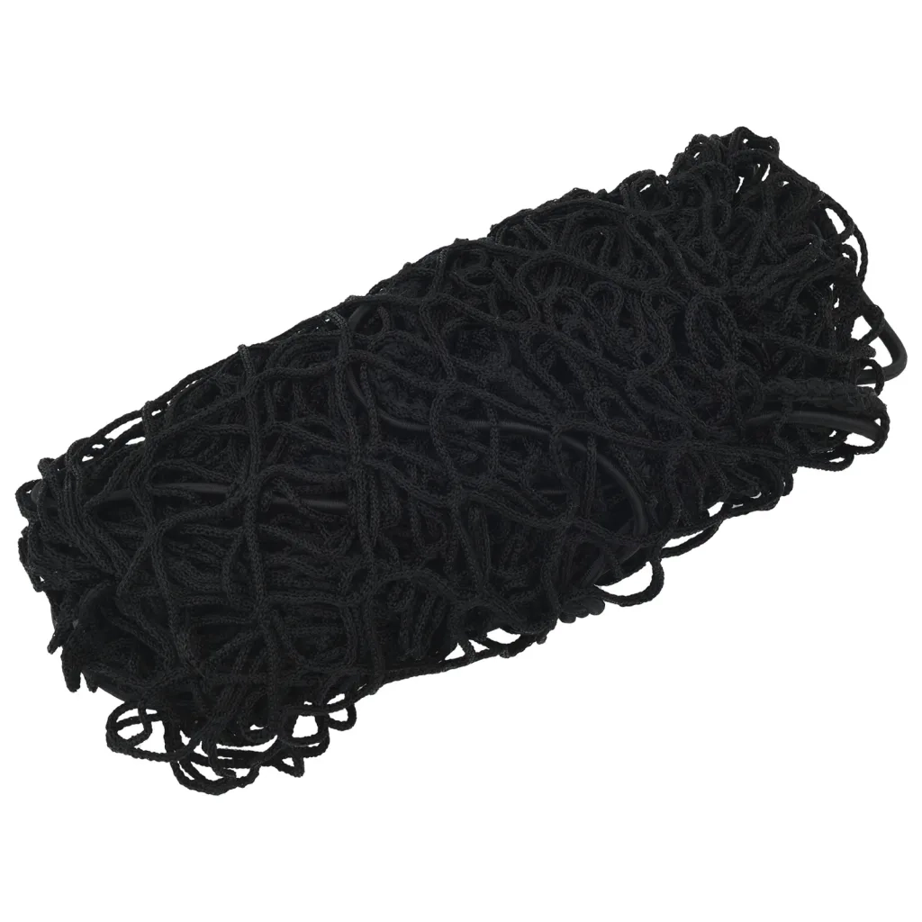 Rete per Rimorchio con Corda Elastica Nero 5x3 m in PP CFW5093149